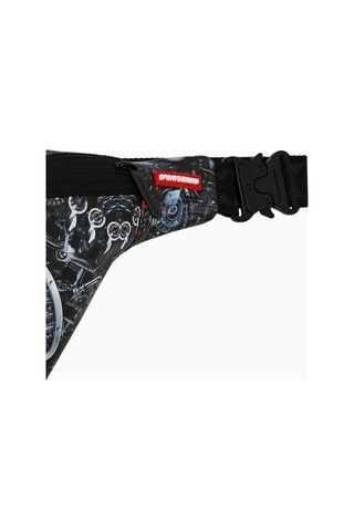 Sprayground Split Cybershark Savvy Crossbody, Lüks Ve Dayanıklı Omuz Çantası Çok Renkli