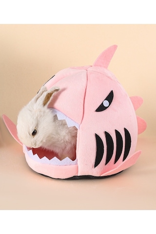 Yystore Hamster Yatağı Sevimli Şekil Sıcak Kış Malzemeleri Mavi