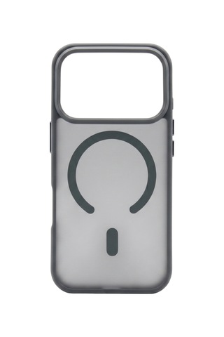 Ps iPhone Uyumlu 17 Pro Mist Serisi Magsafe Kılıf - Gri Siyah