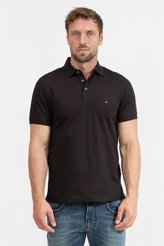 Tommy Hilfiger 1985 Slim Polo Erkek Polo Yaka T-shirt-10811 Siyah