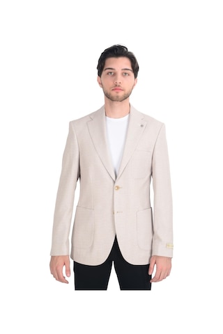 Cengiz İnler Kırçıllı Slim Fit Erkek Ceket 001