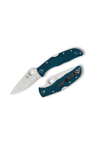 Spyderco Endela Blue Lightweight K390 Plainedge Çakı Mavi