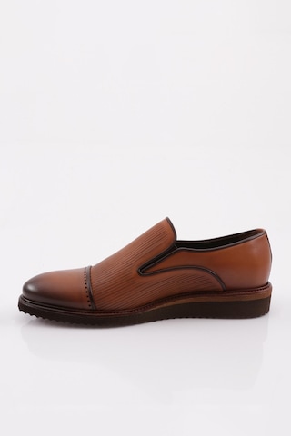 Dgn 3423 Erkek Eva Taban Lazerli Oxford Ayakkabı 3423-1591-R2591 Taba