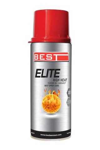 Best 600C Isıya Dayanıklı Gümüş (Gri) Sprey Boya 400 ML