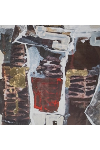 Ruzı Çerçeveli Cam Tablo 80x80cm