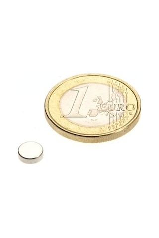 6 X 2 Mm Yuvarlak Neodyum Mıknatıs- 10 Adet