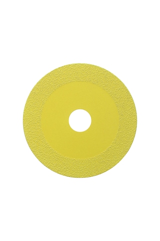 Folinda 100mm Elmas Kesme Diski - Cam, Seramik Ve Şişeler İçin - 100 Tipi Açı Taşlama Uyumlu - Ince, Çok Amaçlı Kesici Bladesi Sarı