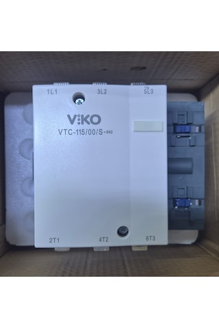 Viko Vtc-115/00/s-sn2 55 Kw-115a Ac 230v 50hz 3-kutup Kontaktör