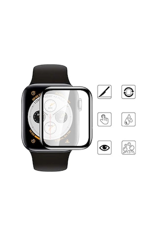 Apple Uyumlu Watch 7 45mm Zore Mat Eko Pmma Pet Saat Ekran Koruyucu