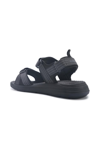 Lumberjack Doja 5fx Siyah K.gri Comfort Casual Spor Günlük Sandalet Siyah
