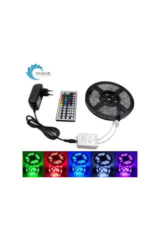 Şerit Led 5 Metre Kumandalı Animasyonlu Rgb Çok Renkli