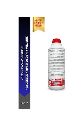 -55 / -56 Derece Hazır Karışım 1.5 Litre Kırmızı Organik Antifriz - G12 Üretim Yılı: 2026