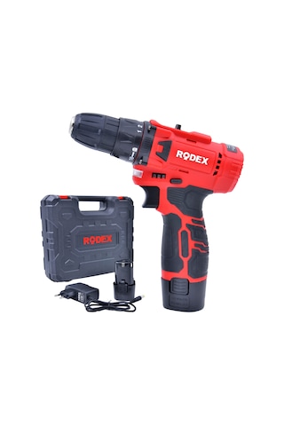 Rodex RDX3322 12V 1.5AH Çift Akülü Şarjlı Matkap Vidalama