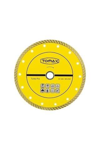 Tomax Turbo Elmas Granit - Mermer Kesici Daire Testere 230 Mm