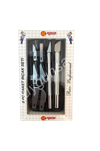 Rico 8 Parça Hobby Maket Bıçak Seti