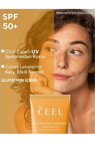The Ceel Leke Karşıtı Spf 50+ Güneş Kremi 50ml