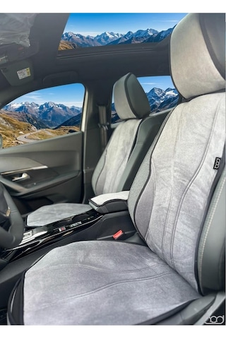 Bod Peugeot 2008 Hybrid Oto Koltuk Koruyucu Kılıf 2025-sonrası Latmos Serisi Fume