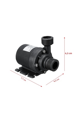 Ultra Sessiz Mini Dc12v 19w 800l/h Fırçasız Motorlu Su Pompası 24v Dc,