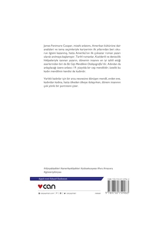 Bir Cep Mendilinin Otobiyografisi - James Fenimore Cooper - Can Yayınları