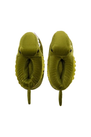 Twigy Dinos-2 EE0570 Çocuk Hayvanlı Panduf Yeşil 30/38 Çok Renkli