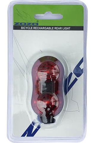 Zozo Arka Stop Plr-2006 Usb Şarjlı Kırmızı -Siyah