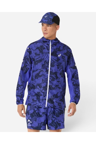 Asics Fujıtraıl Packable Jacket Erkek Mavi Ceket 2011d524-400