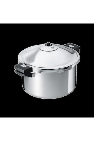 Kuhn Rikon 3018 Duromatic 8 L Inox 24 CMDüdüklü Tencere Gümüş