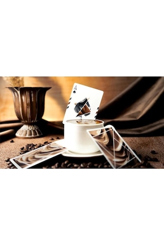 Tcc Flexible Mocha Mousse Premium Oyun Kağıdı İskambil Kartları Destesi
