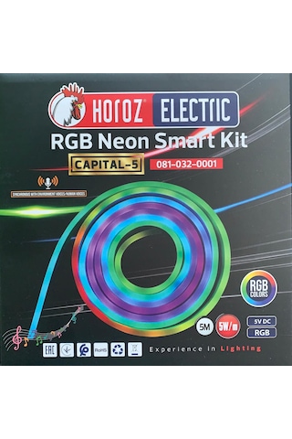 Horoz Capital-5 Rgb Neon Smart Kit 5w Waterproof 5m Smd Led