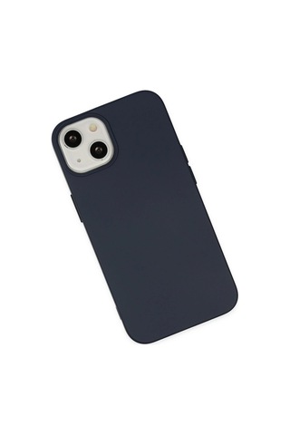 Apple, Uyumlu iPhone 15 Kılıf Nano İçi Kadife - Lacivert - Aflc-877097