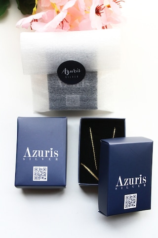 Azuris 925k Gümüş Üç Boyutlu Elyazısı Kalp M Harfi