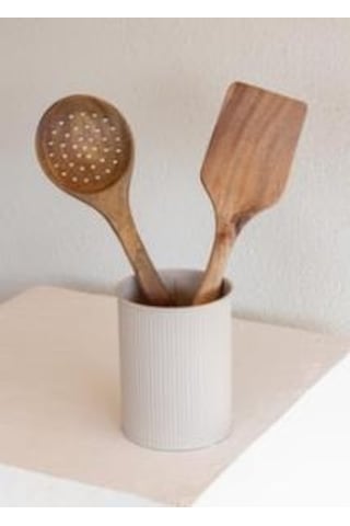 Stripe Tezgah Üstü Kaşıklık Bej 13 11 Cm Bej