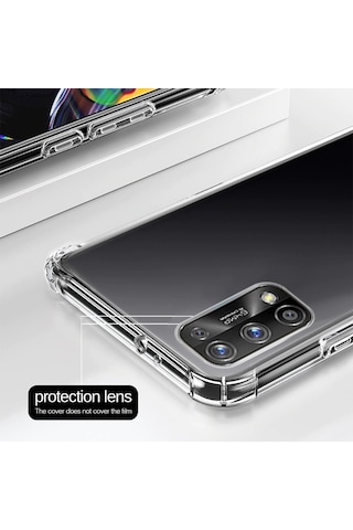 Oppo Reno 4 Kilif Köse Korumali Seffaf Silikon Kapak 404773844
