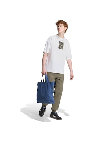 Whıte Adidas Erkek Günlük T-shirt Camo Tee Tongue Ks4234 Beyaz