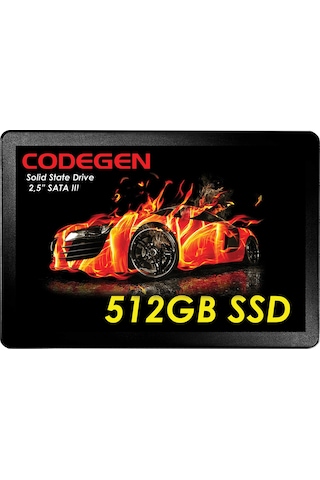 Codegen CDG-512GB-SSD25 2.5" 512 GB SATA 3 SSD