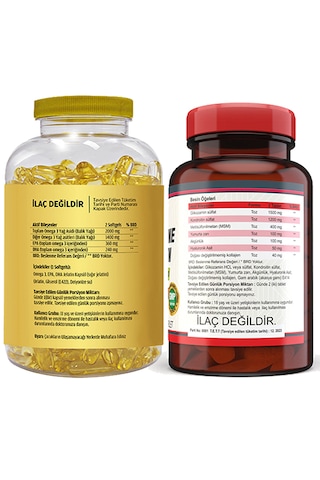 Flx Omega 3 Balık Yağı 90 Softgel & Nevfix Glucosamine