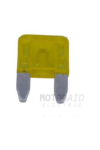 100 Adet 20a Sarı Mini Oto Bıçak Sigorta 12v - 32v Dc 20