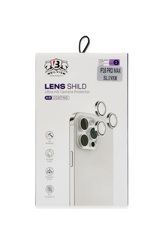Tedar Apple iPhone Uyumlu 16 Pro Max Bilvis Titan Kamera Lens - Titan Gri Najmaddin Standart