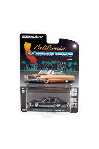 Greenlight California Lowriders 1987 Chevrolet Caprice 1/64 Model Araba