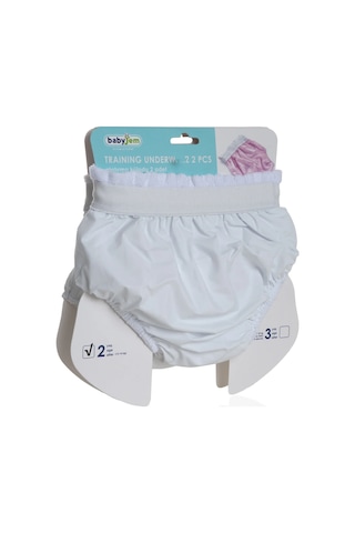 Babyjem Alıştırma Külodu 2li Set 3 Yaş Beyaz
