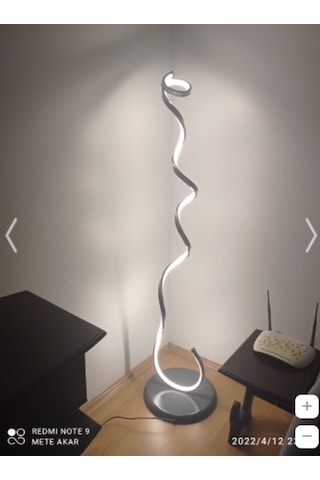 Snake 3 Renk Işık 140 CM Lambader Antrasit