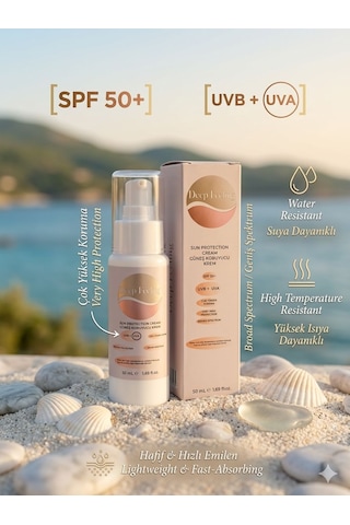 Deep Feelıng Spf 50+ Güneş Koruyucu Krem 50 Ml