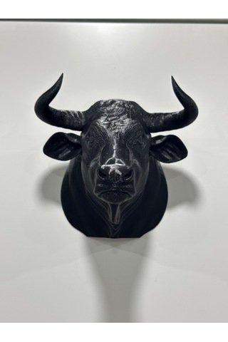 Bull - Boğa Duvar Dekorasyonu Veya Kulaklık Tutucu