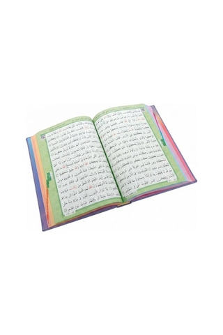 Gökkuşağı Metalize Orta Boy Bilgisayar Hatlı Kuranı Kerim 17x24 Cm 616 Sayfa Sıvama Kapak