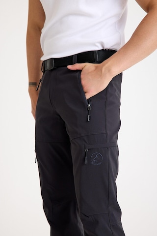 Q&steinbock Afythos Erkek Outdoor Pantolon-polarlı-31313 Koyu Gri