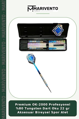 Premium Ok-2000 Profesyonel %80 Tungsten Dart Oku 22 Gr Aksesuar Bireysel Spor Alet