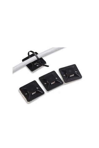 25 Adet 20mm X 20mm Yapışkanlı Üçgen Kroşe