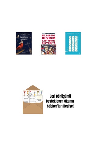 Olmayan Kuşlar Ansiklopedisi + Biz Burada Devrim Yapıyoruz Sinyorita Cep Boy + Kıyı Kitabı + Okuma Sticker'ları