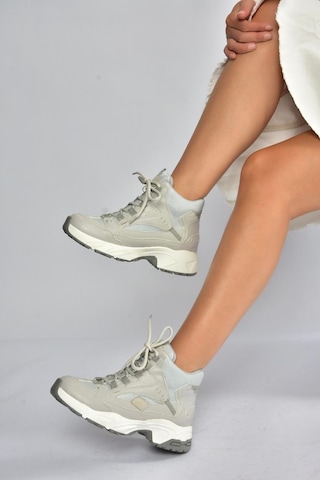 Fox Shoes V312415009 Gri Bilekli Spor Ayakkabı Sneakers Gri