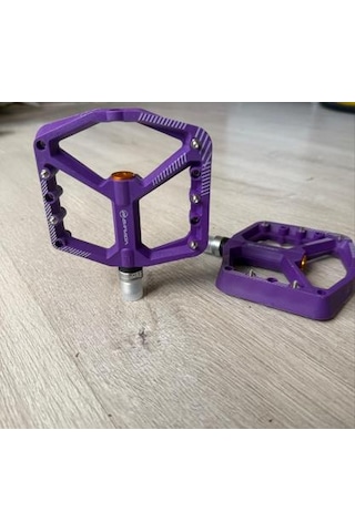 Bike Sky Brıvıga Rulmanlı Çivili Bisiklet Pedal Mor 1. Sınıf Kalite